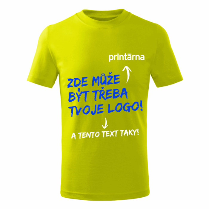 Tričko Malfini Basic FreeF38 – S Vlastním Potiskem Nebo Bez