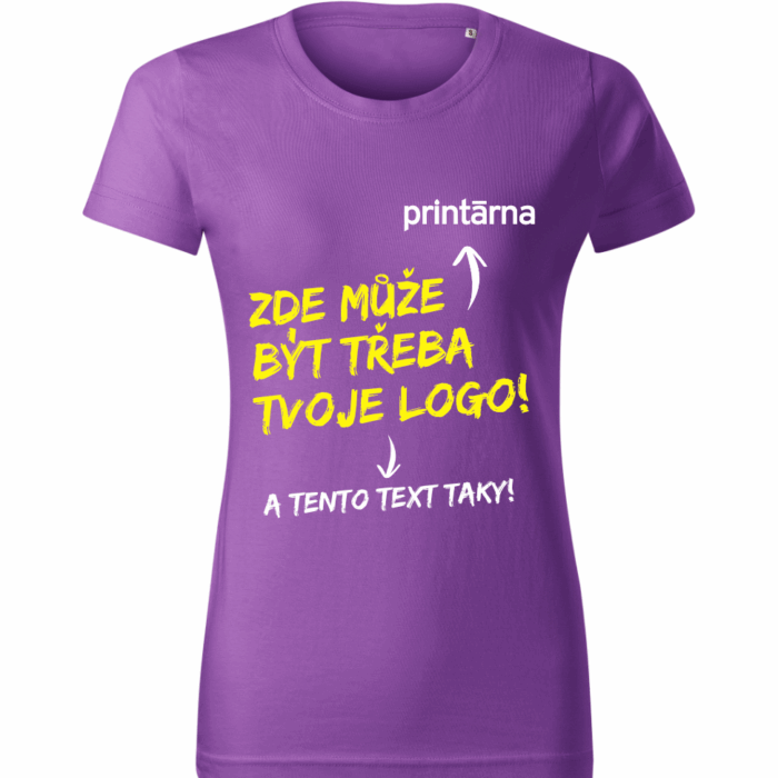 Tričko Malfini Basic Free – S Vlastním Potiskem Nebo Bez