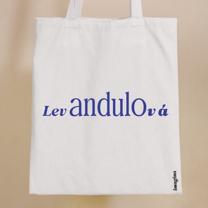 LevANDULOvá bílá plátěnka