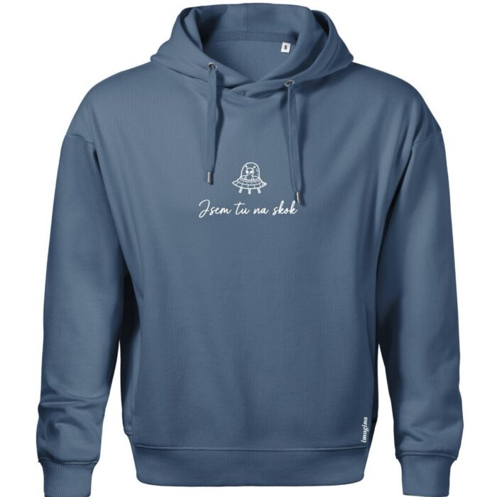 "Jsem tu na skok" Skyblue Hoodie