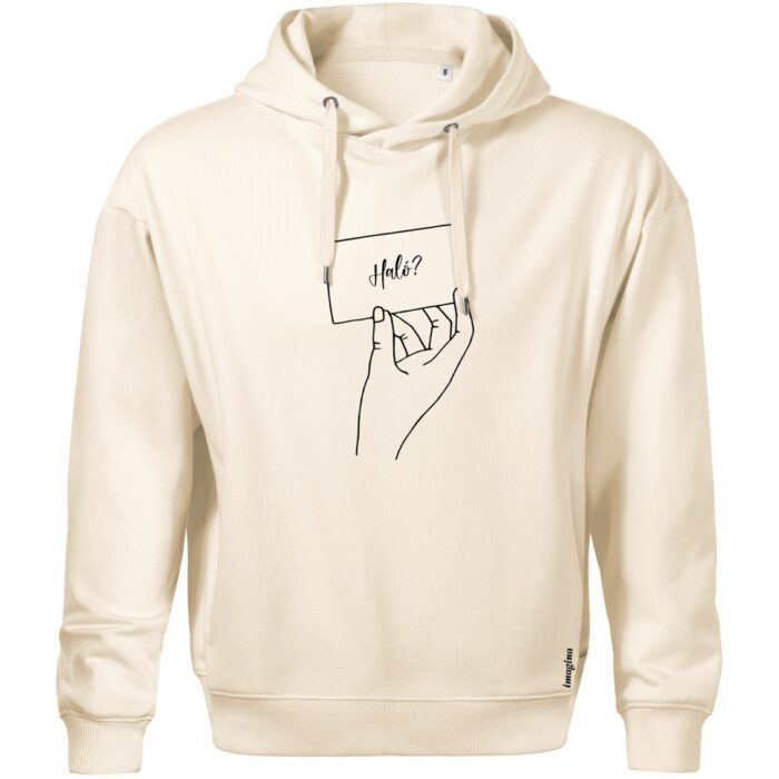 "Haló?" Cream Hoodie