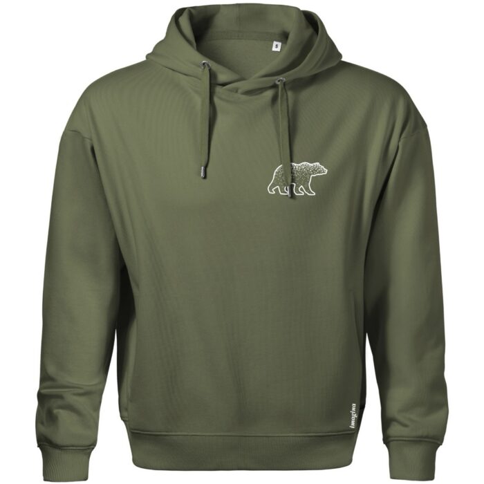 "Medvěd" Green Hoodie